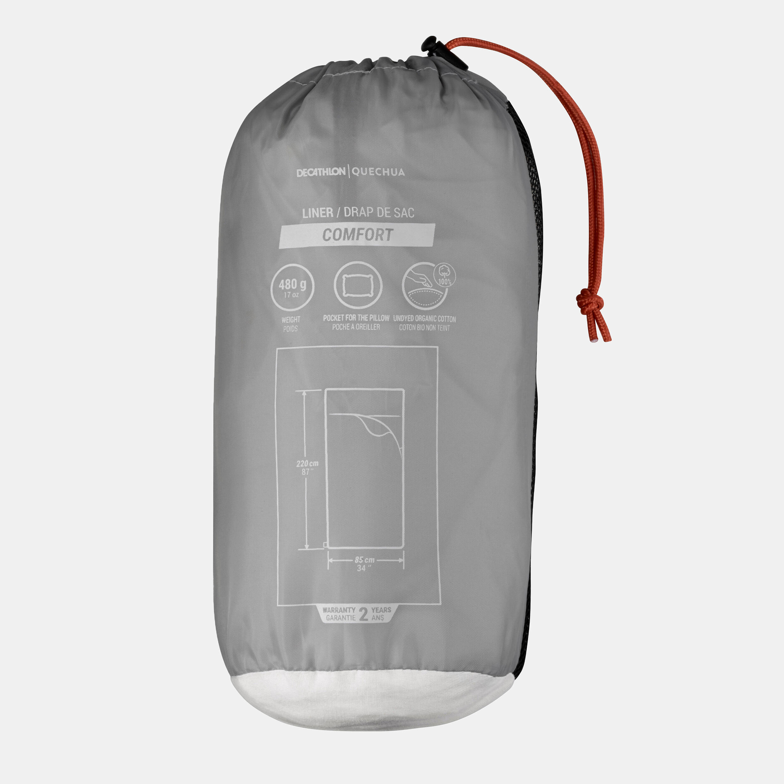 Cotton Sleeping Bag Liner - QUECHUA