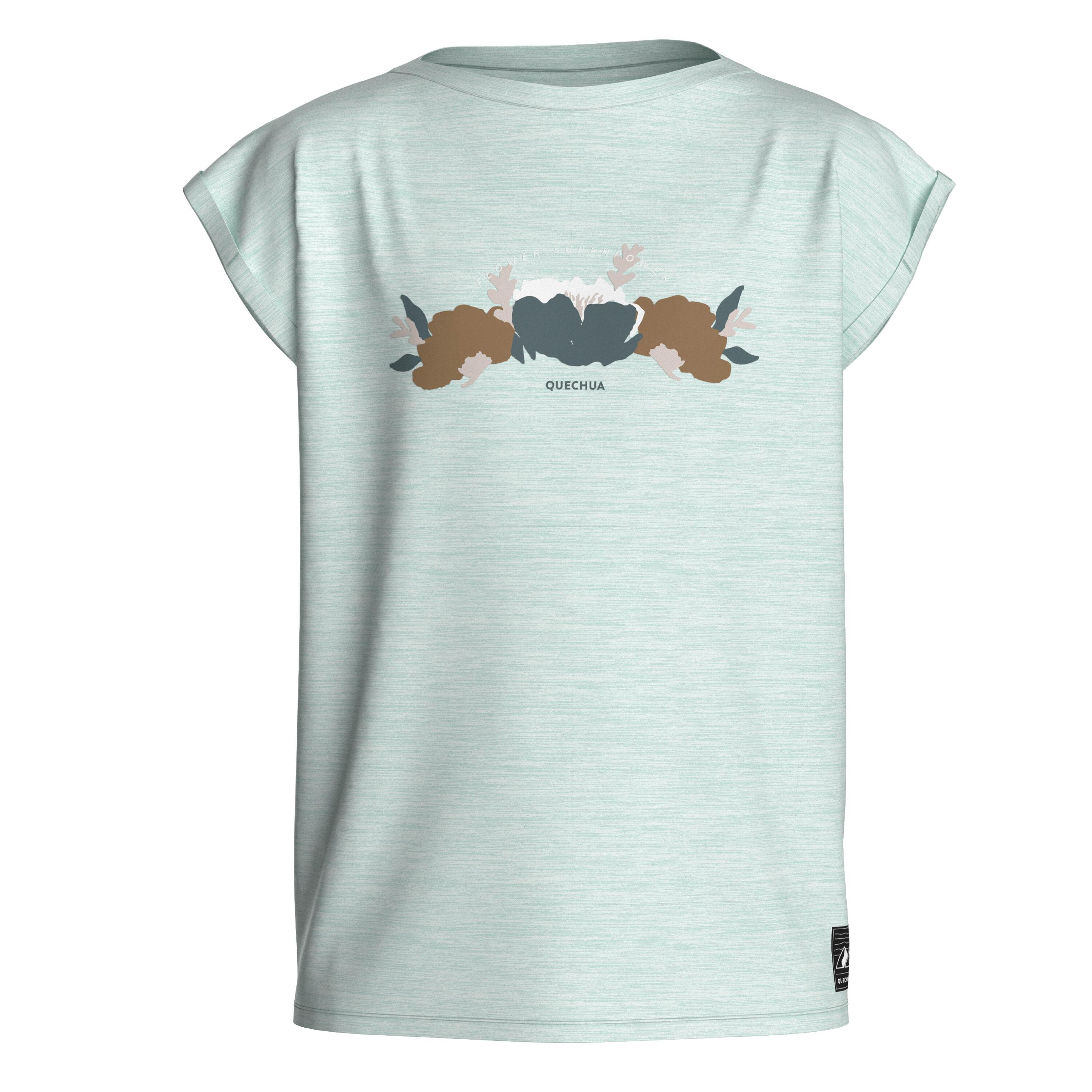 T-Shirt Kinder Größe 122–170 Wandern - NH100 türkis 8/13