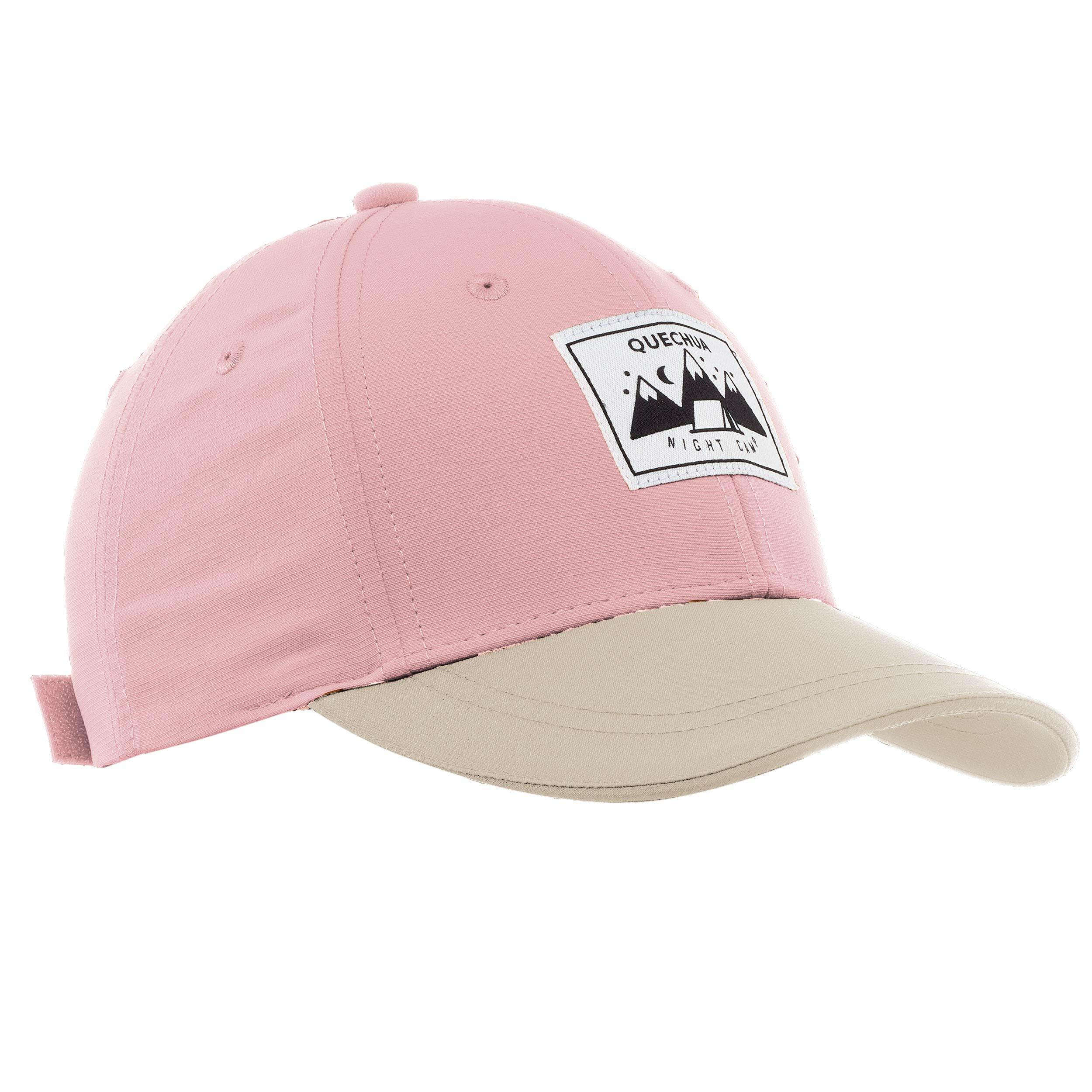 Kids’ cap, 2-6 years, MH100 - Pink/Beige