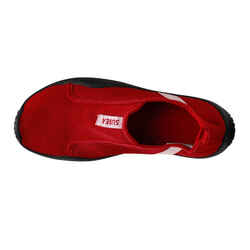 Ελαστικά παπούτσια πισίνας-θαλάσσης για ενήλικες Aquashoes 120 - Κόκκινο