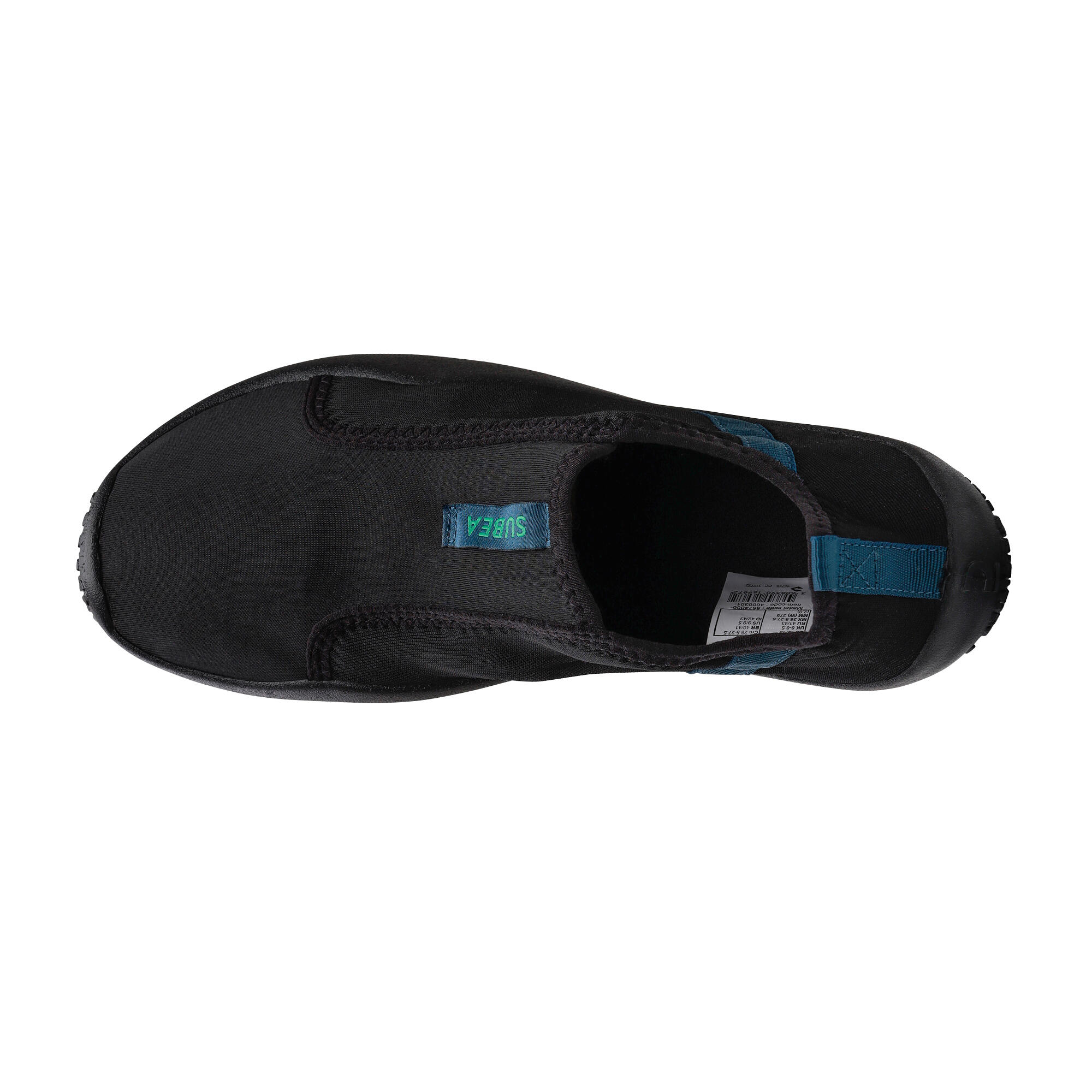 Aquaschuhe Damen/Herren 120 schwarz 10/11