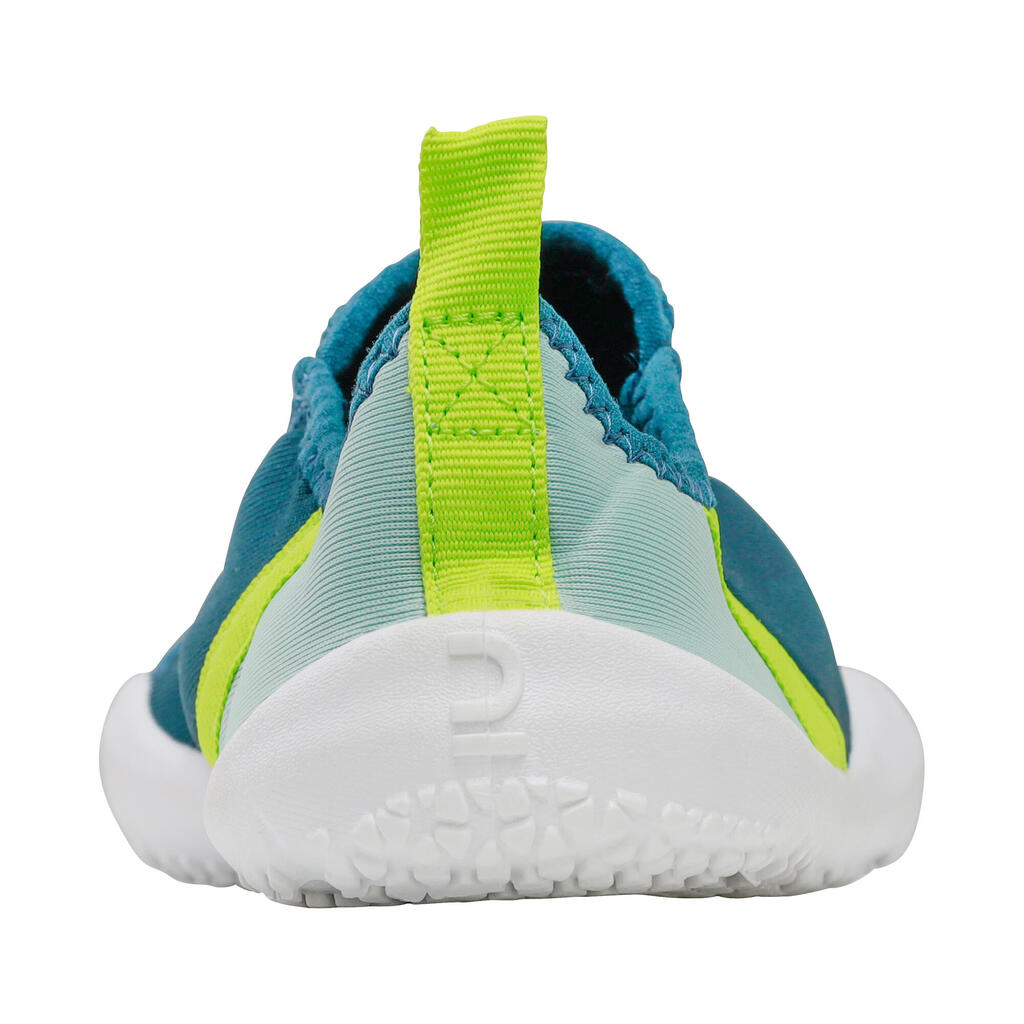 Zapatos acuáticos  de playa para Adulto Subea 120 - Azul grisáceo/Gris