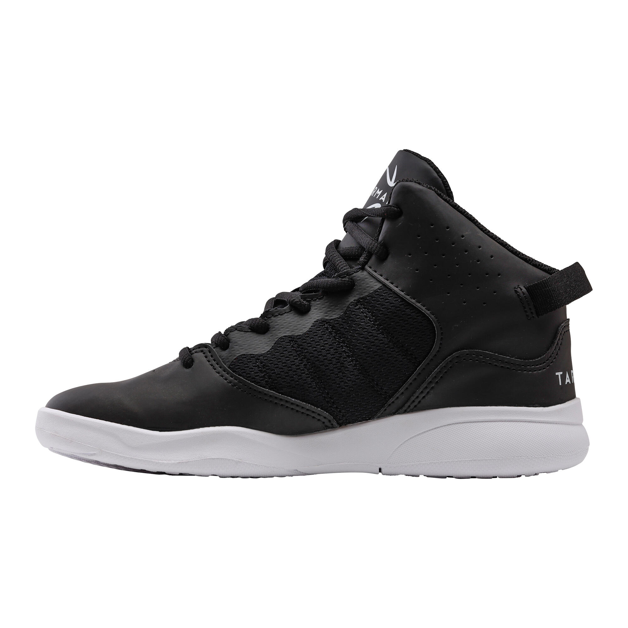 CHILDREN'S BEGINNER BASKETBALL SHOES - SS100 BLACK