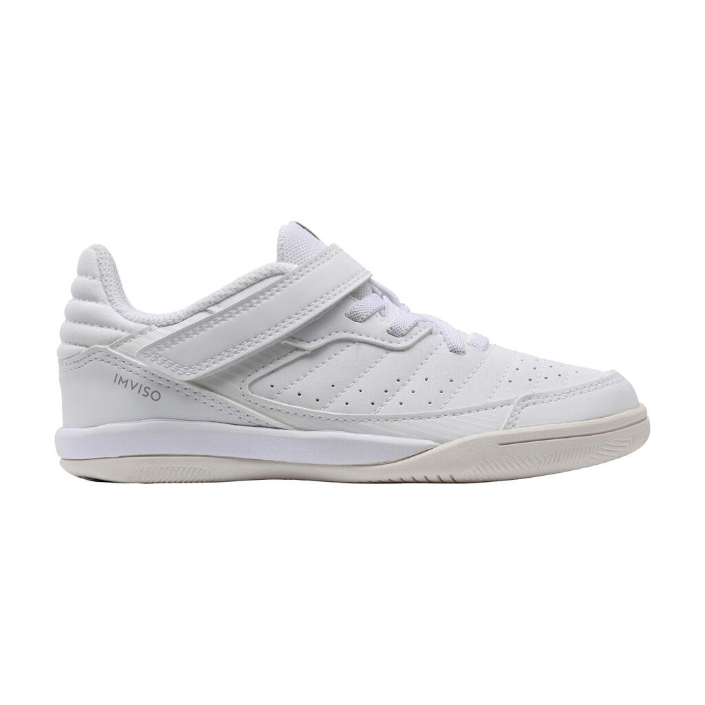 Eskudo 500 Kids' Futsal Boots - White
