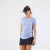 Majica kratkih rukava za tenis TTS Light lagana ženska lavanda plava