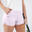 Short de tenis dry con bolsillo mujer - Essentiel morado claro
