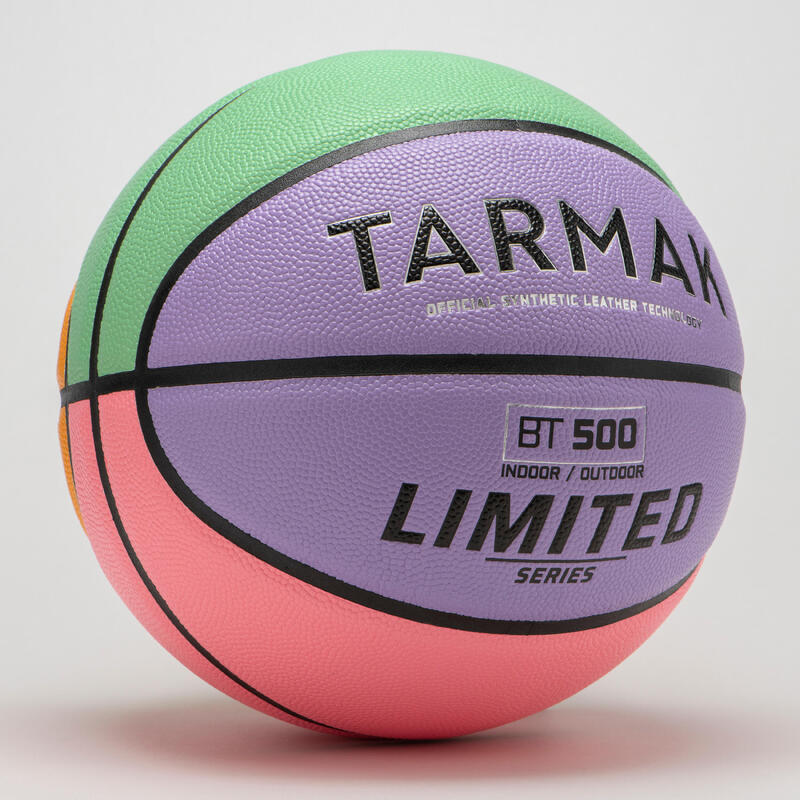 Balón de baloncesto de talla 7 - BT500 TOUCH - Morado Verde