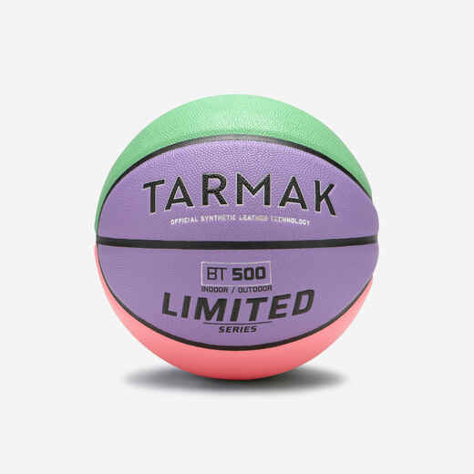 
      Basketbalová lopta FIBA BT500 Touch veľkosť 7 fialovo-zelená
  