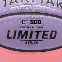 Size 7 Basketball BT500 Touch - Purple/Green