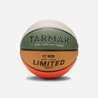 Size 7 Basketball BT500 Touch - Green/Orange