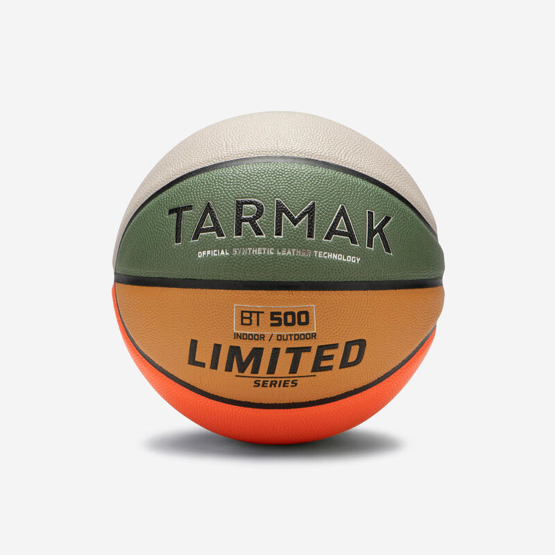 Basketball Grösse 7 FIBA-Zulassung - BT500 grün/orange