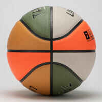 Size 7 Basketball BT500 Touch - Green/Orange