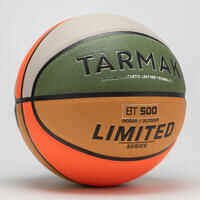 Size 7 Basketball BT500 Touch - Green/Orange