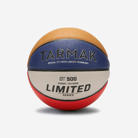 Баскетбольний м'яч BT500 Touch розмір 7 синій/червоний