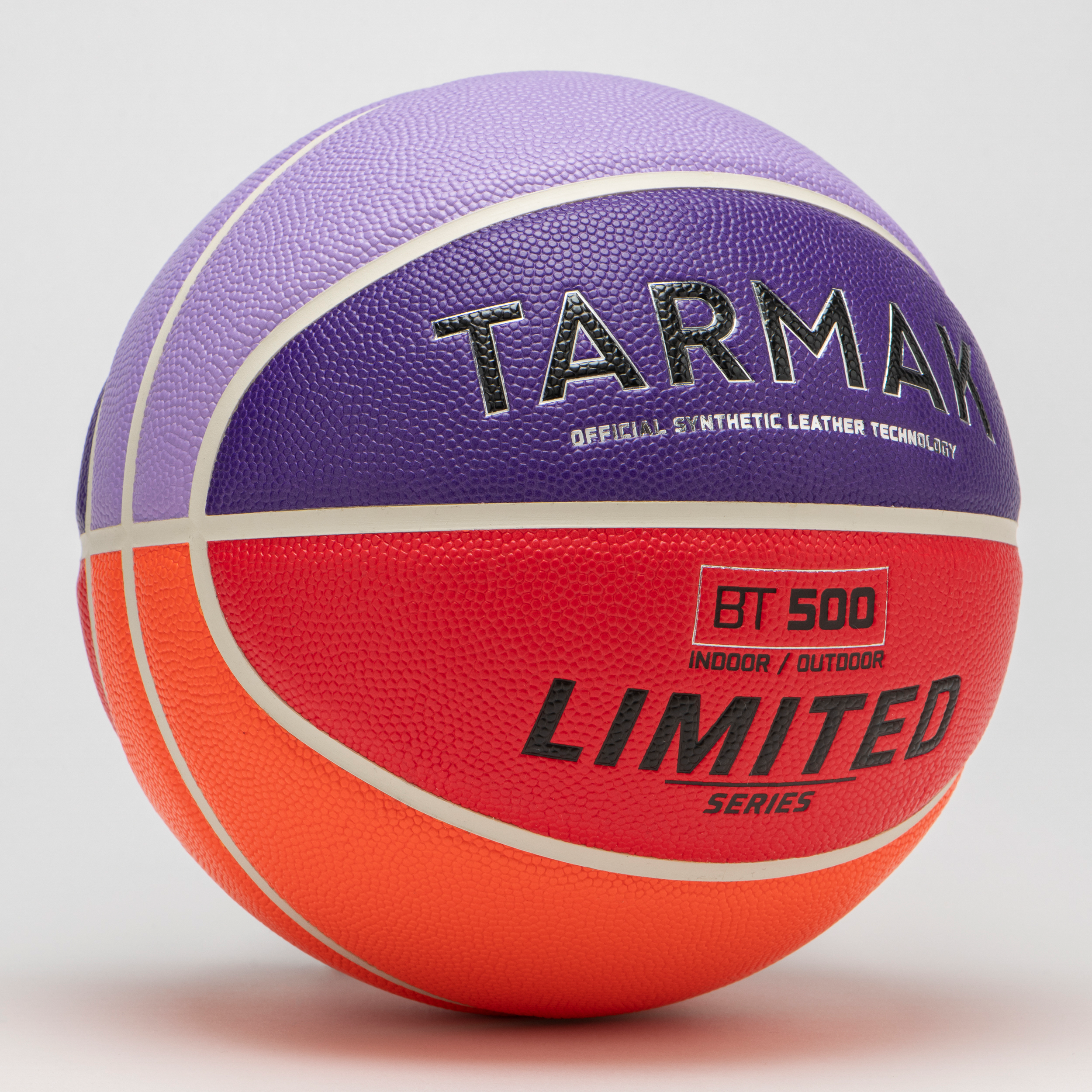 Ballon de basketball Limited Edition taille 6 - BT500 Touch Violet Rouge  pour les clubs et collectivités