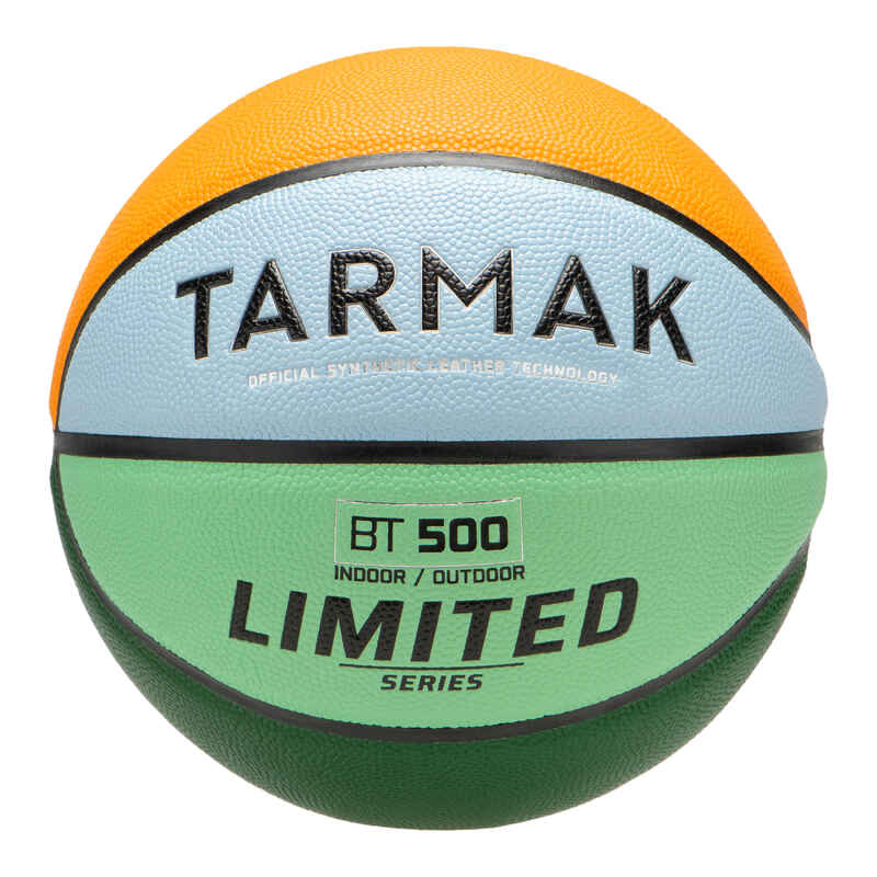 כדורסל מידה 5 לילדים דגם BT500 Touch - ירוק/כחול