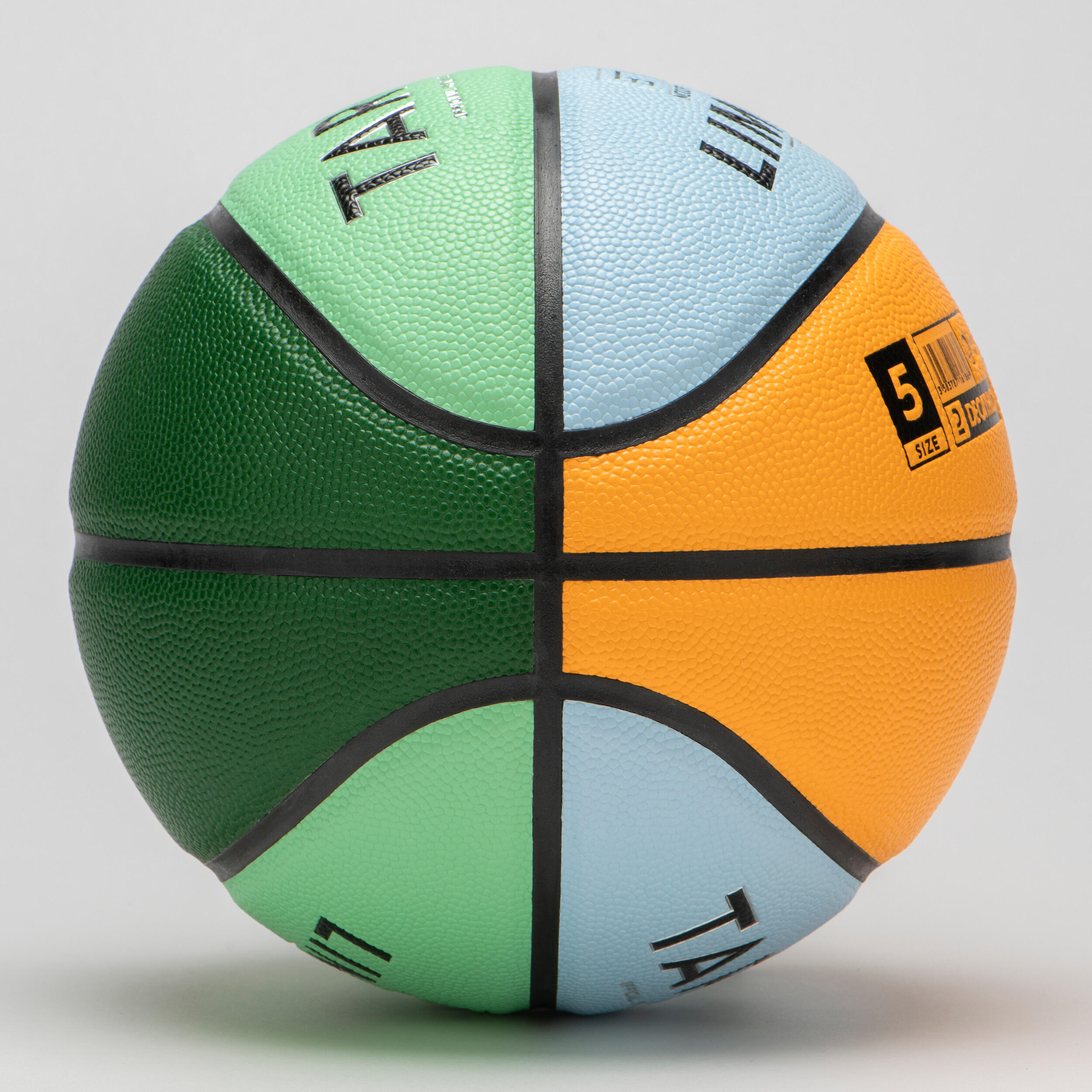 Ballon de basketball multicolore taille 5 – BT 500 - TARMAK
