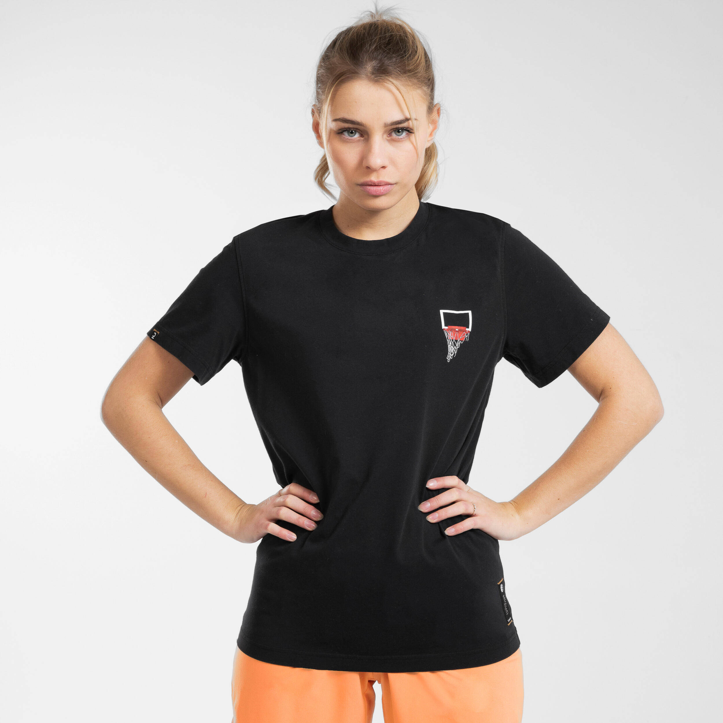 Men's/Women's Basketball T-Shirt/Jersey TS500 Signature - Black -  3