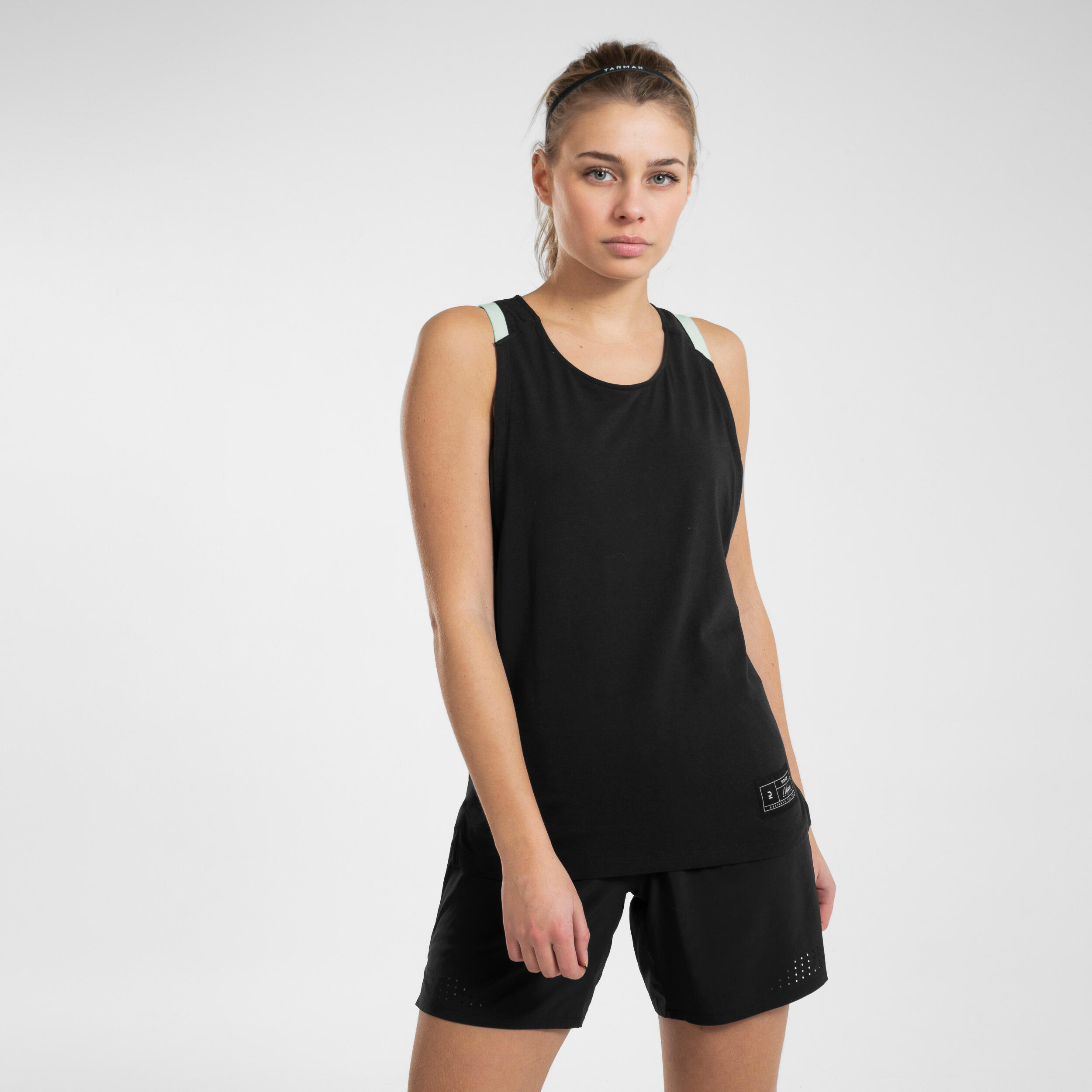 Women's Basketball Shorts SH500 - Black 79/79