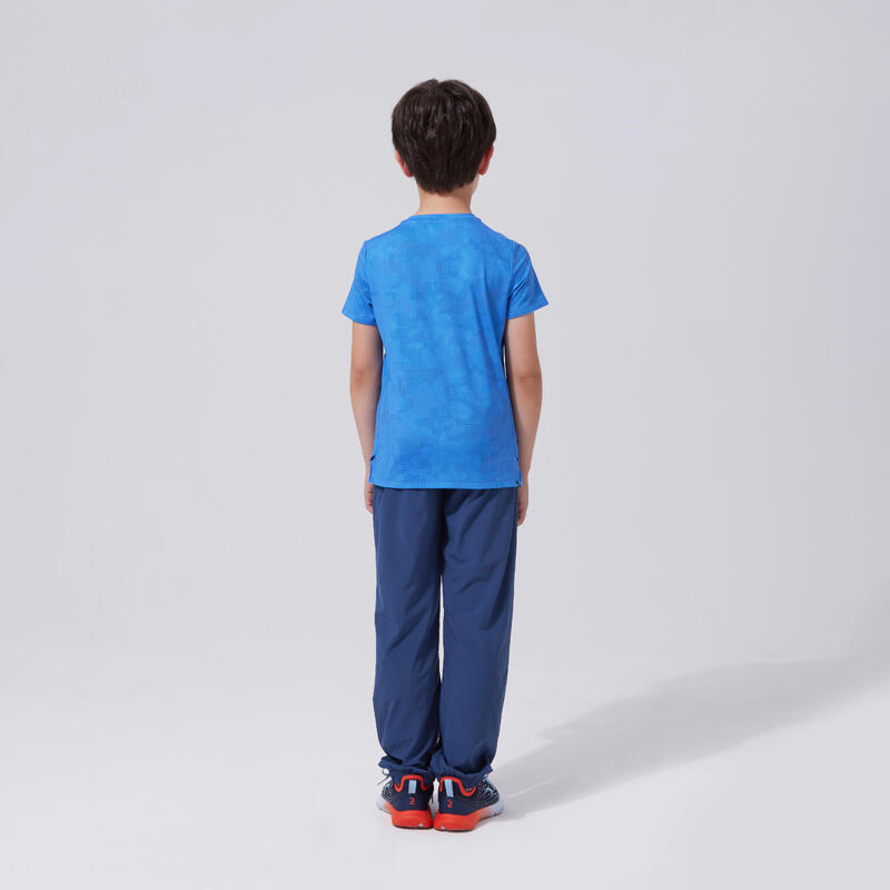 Kids' Breathable Synthetic T-Shirt 500 - Blue