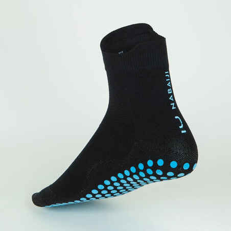 Antibakterinės baseino kojinės, juodos, turkio spalvos