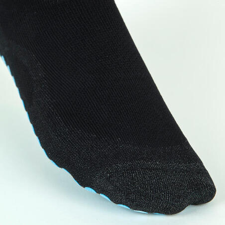 Шкарпетки для басейну антибактеріальні чорні/бірюзові