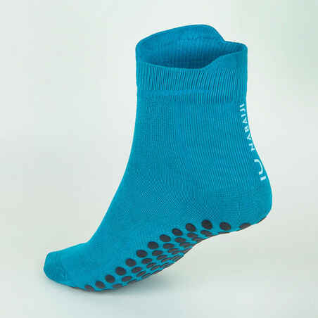 Antibakterinės baseino kojinės, mėlynos, turkio spalvos