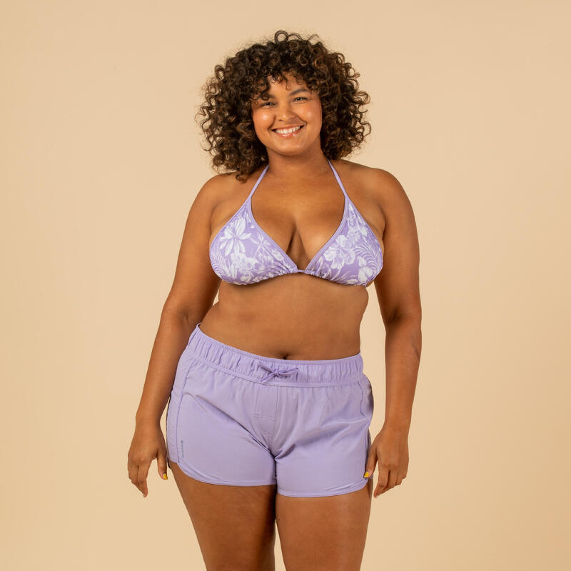 Top de bikini Surf triângulo deslizante MAE SELVA Mulher Violeta Purpura 