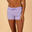 Boardshorts Damen elastischer Taillenbund mit Kordelzug Surfen - Tini purple