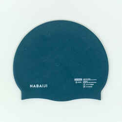 Reg silicone swim cap - One size - Petrol blue