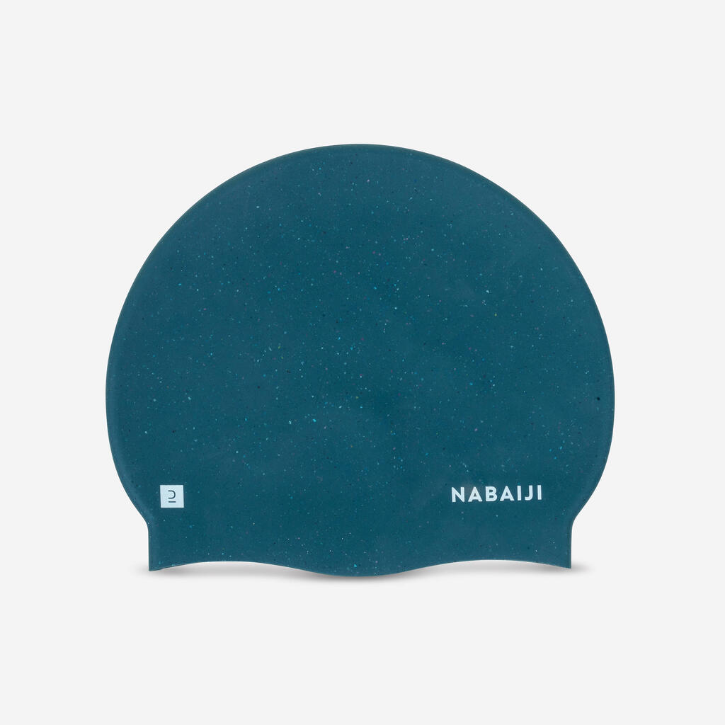 Gorro de natación en silicona Nabaiji 500 azul petróleo