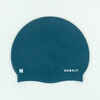 Reg silicone swim cap - One size - Petrol blue
