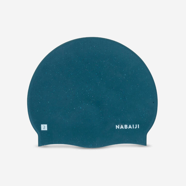 Reg silicone swim cap - One size - Petrol blue