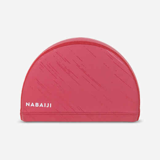 
      Bonnet de Bain en Maille Enduite - Tissu Imprimé - Taille M - Rouge Diag Rubi
  