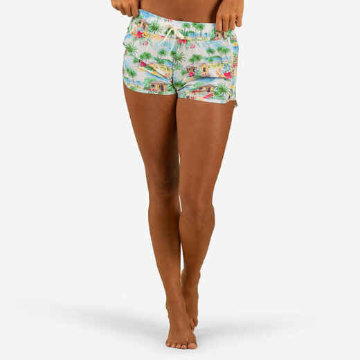 
      Women's surfing boardshorts TINI COCO, with and elasticated waistband and draw string
  