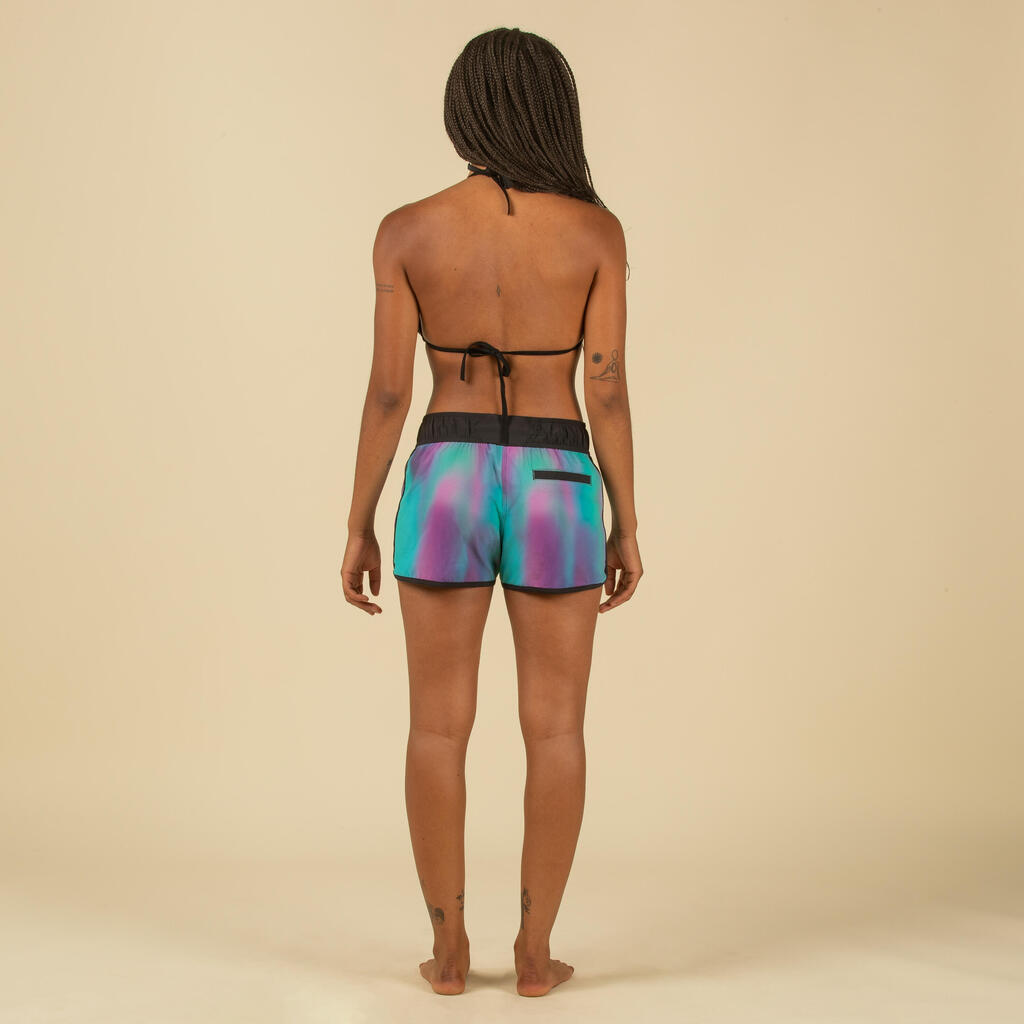 Women's surfing boardshorts TINI HAWAII with an elasticated waistband and drawstring