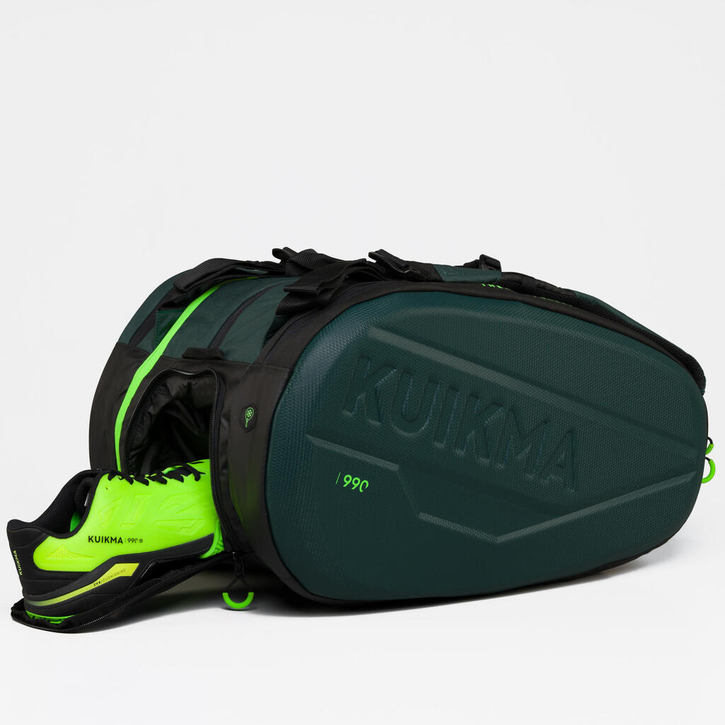 Bolso de pádel isotermo 46> 54L - Kuikma PL 990 verde