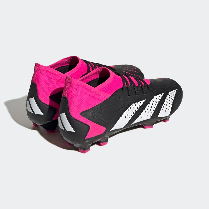 Adidas Predator Accuracy.3 FG voetbalschoenen zwart/roze