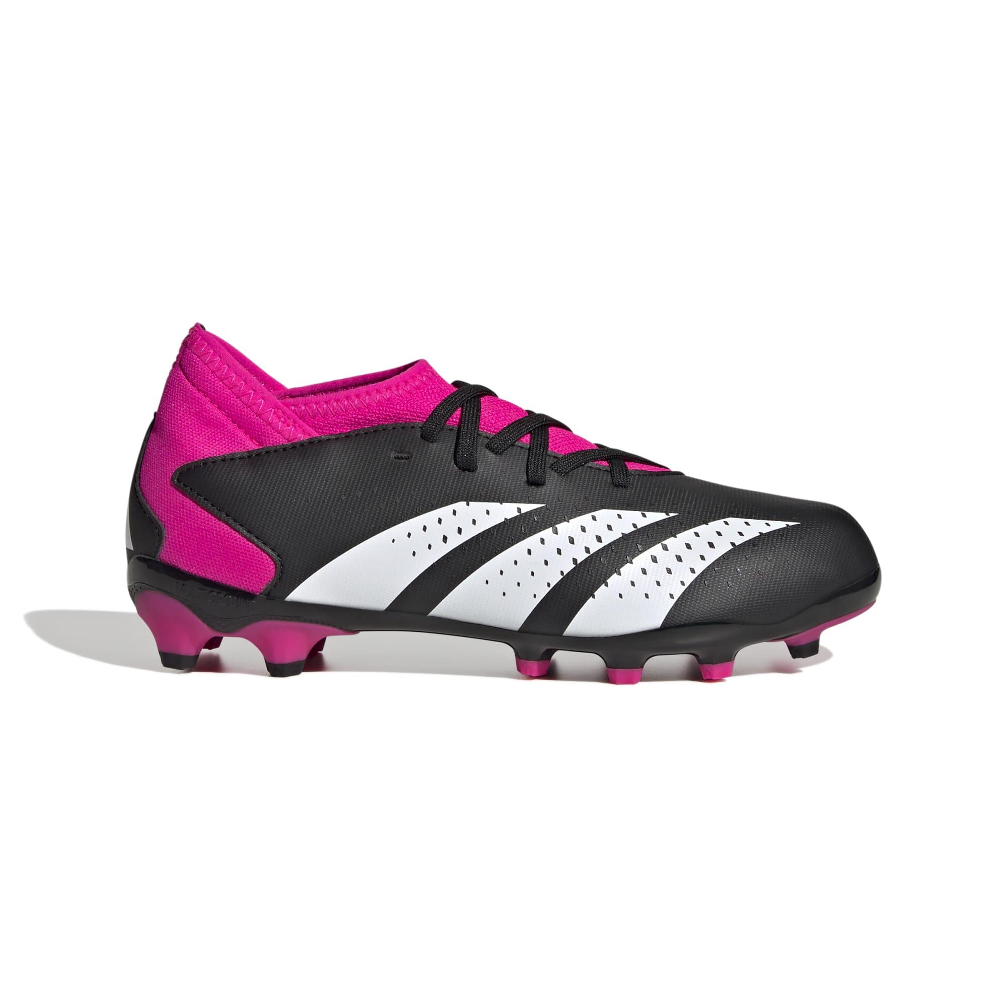 Ghete Fotbal Adidas Predator Accuracy.3 MG Negru-Roz Copii ADIDAS Accuracy.3