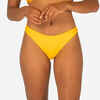 Tanga Lulu ribbed briefs with very high cut plain yellow