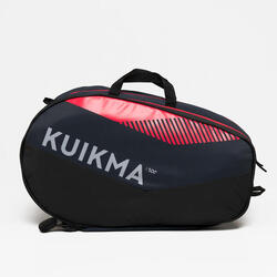 Sac de padel 20L - Kuikma PL 500 noir/rouge