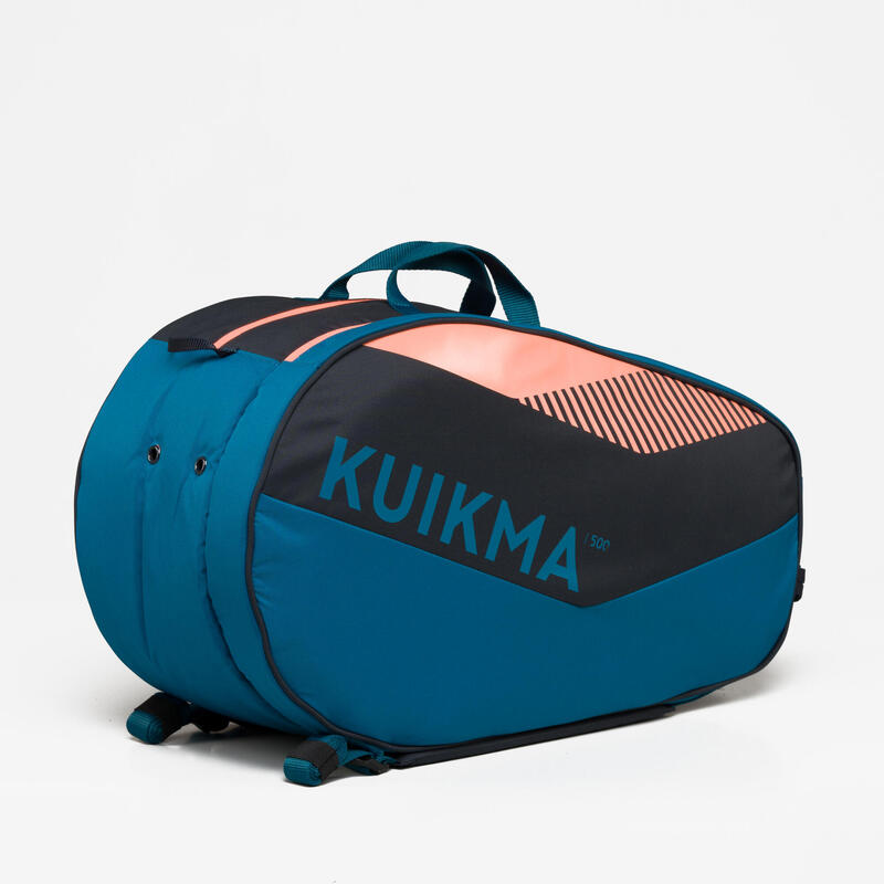 Sac de padel 20L - Kuikma PL 500 bleu/corail