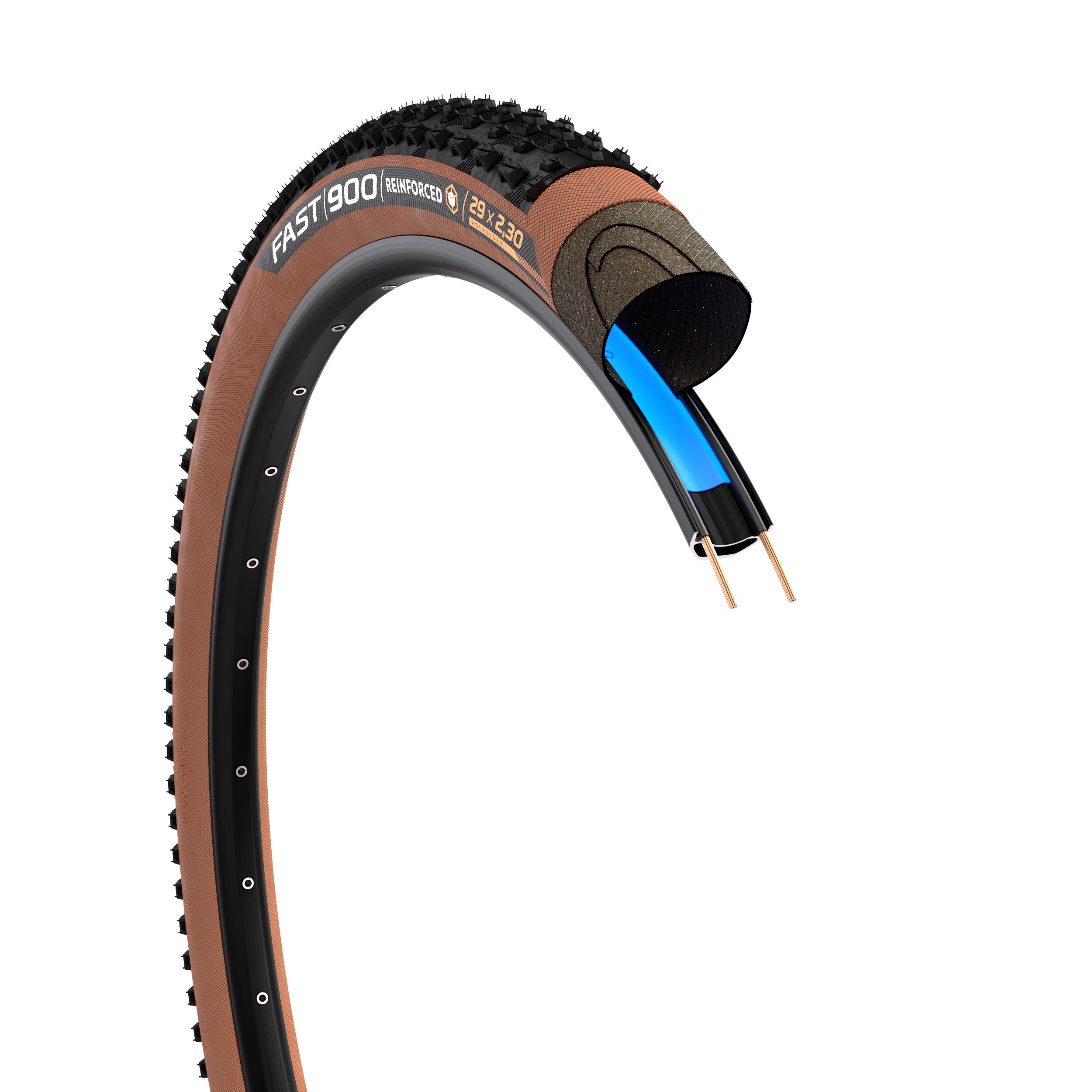 29 x 2.30 Mountain Bike Cross-Country Tyre XC Fast 900 Reinforced Tanwall 4/4