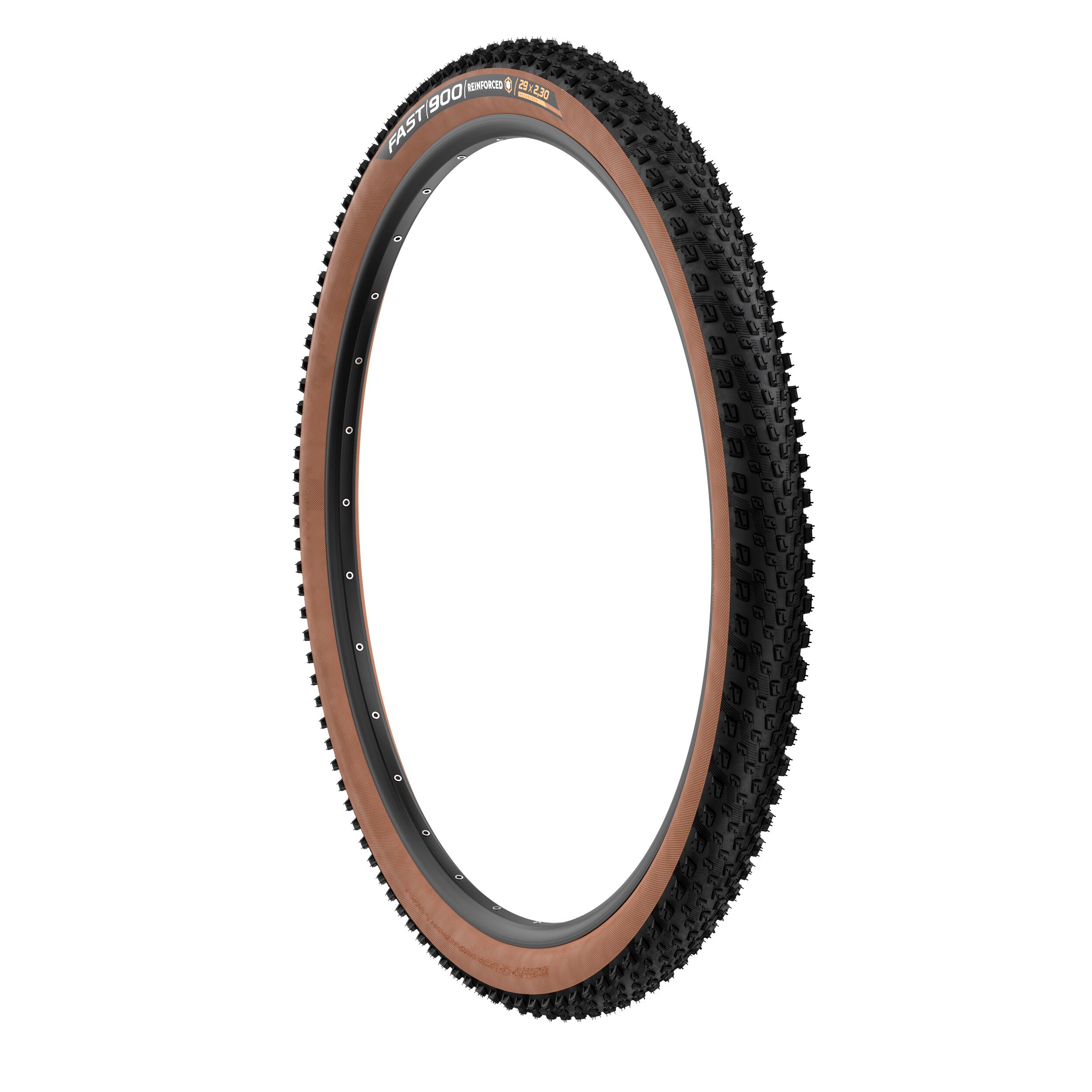 29 x 2.30 Mountain Bike Cross-Country Tyre XC Fast 900 Reinforced Tanwall 3/4