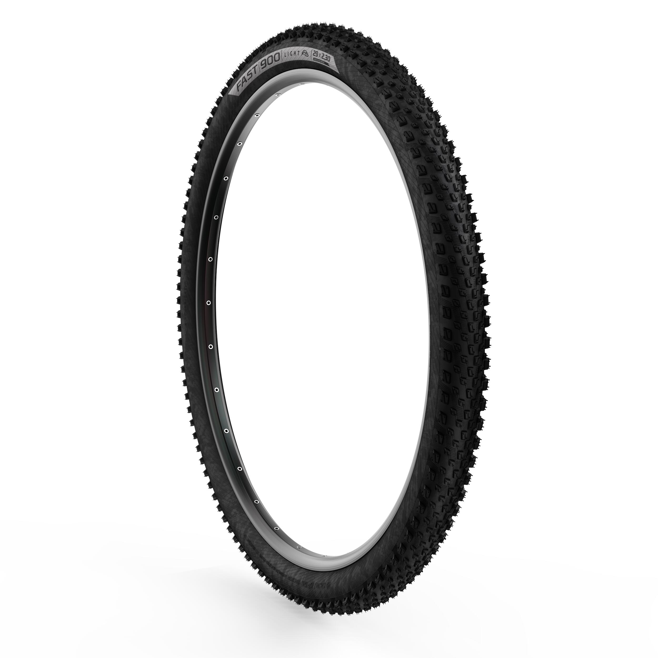 Mountain Bike Tyre Rockrider Fast 900 Black Light 29 x 2.30 ROCKRIDER