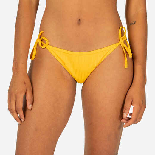 
      BAS DE MAILLOT DE BAIN CULOTTE NOUÉE FEMME SURF SOFY JAUNE
  