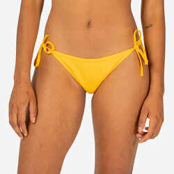 WOMEN'S SURFING SIDE TIE SWIMSUIT BOTTOMS SOFY YELLOW