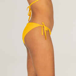 WOMEN'S SURFING SIDE TIE SWIMSUIT BOTTOMS SOFY YELLOW