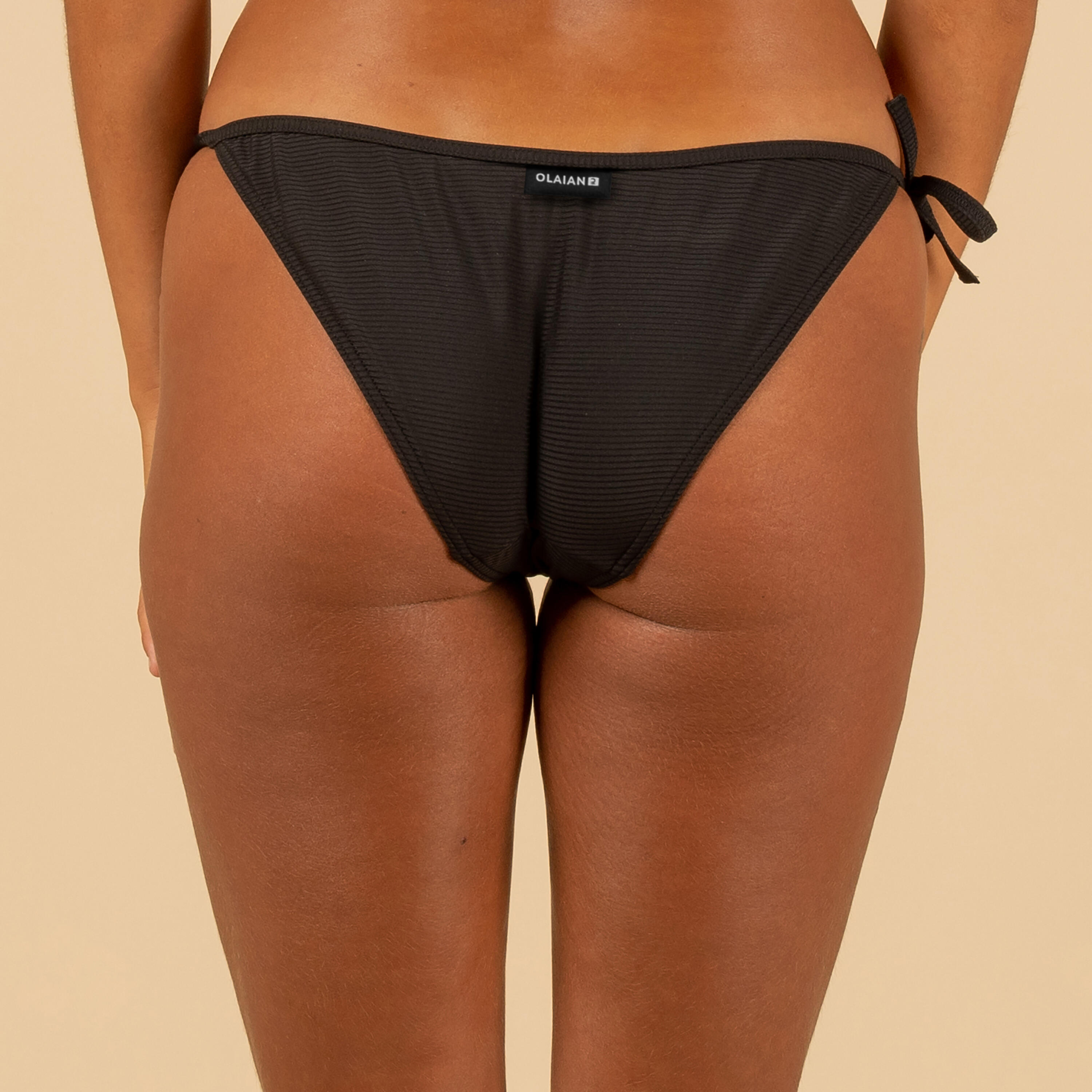 Costume slip surf donna SYMI nero laccetti sottili 3/12