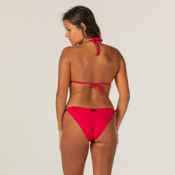 HAUT DE MAILLOT DE BAIN FEMME TRIANGLE COULISSANT MAE ROUGE